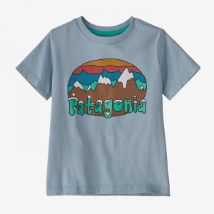 Patagonia Baby Regenerative Organic Certified™ Cotton Graphic T-Shirt Lasten T Paidat Sininen Suomi | VK506-7010