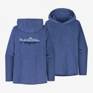 Patagonia Capilene® Cool Daily Graphic Hoody Naisten Huppari Sininen Suomi | ZO2759-4044