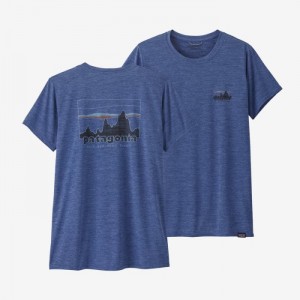 Patagonia Capilene® Cool Daily Graphic Shirt Naisten Paidat Sininen Suomi | YG3326-7662