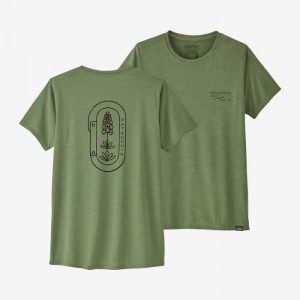 Patagonia Capilene® Cool Daily Graphic Shirt Naisten Paidat Vihreä Suomi | MX3340-0660