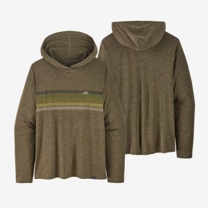 Patagonia Capilene® Cool Daily Graphic Hoody Miesten Huppari Vihreä Suomi | WU906-9598