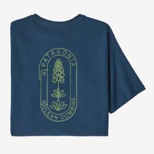 Patagonia Clean Climb Trade Responsibili-Tee® Miesten Tees Sininen Suomi | YR2250-2846