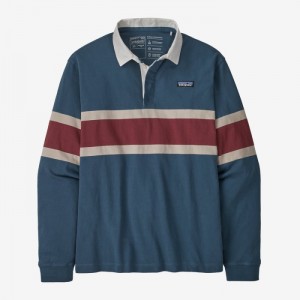 Patagonia Cotton in Conversion Midweight Rugby Shirt Miesten Paidat Sininen Suomi | BV1660-1541