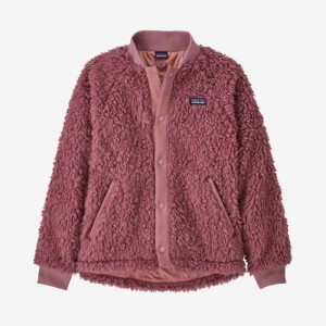 Patagonia Girls' Retro-X® Fleece Bomber Jacket Lasten Takit Vaaleanpinkki Suomi | AB336-1782