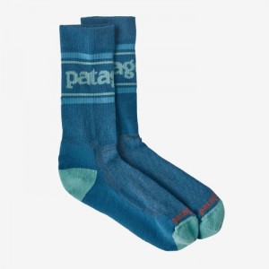 Patagonia Lightweight Merino Performance Crew Socks Miesten Sukat Sininen Suomi | JJ754-2290