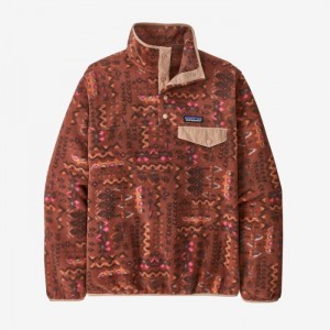 Patagonia Lightweight Synchilla® Snap-T® Fleece Pullover Naisten Villapusero Ruskea Suomi | EL3260-5589