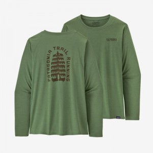 Patagonia Long-Sleeved Capilene® Cool Daily Graphic Shirt Naisten Paidat Vihreä Suomi | CY3443-2467