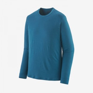 Patagonia Long-Sleeved Capilene® Cool Merino Shirt Miesten Paidat Sininen Suomi | WI1738-2567