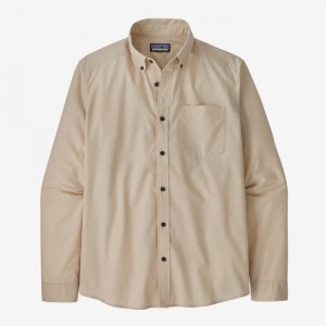 Patagonia Long-Sleeved Daily Shirt Miesten Paidat Chambray: Oar Tan Suomi | LX1749-7426