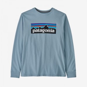 Patagonia Long-Sleeved Regenerative Organic Certified™ Cotton Graphic T-Shirt Lasten T Paidat Sininen Suomi | NA533-5270