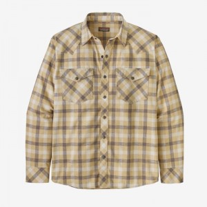 Patagonia Long-Sleeved Western Snap Shirt Miesten Paidat Terrane: Sespe Tan Suomi | MW1787-4569
