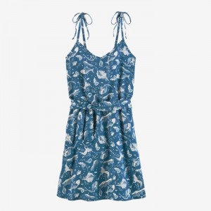 Patagonia Pataloha® Tie Dress Naisten Mekko Sininen Suomi | NZ2690-0153