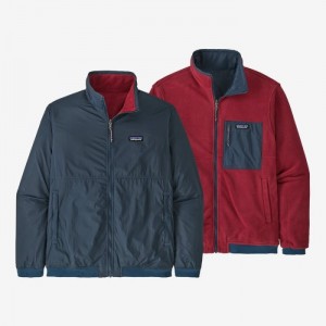 Patagonia Reversible Shelled Microdini Jacket Miesten Takit Sininen Suomi | RN1193-9112