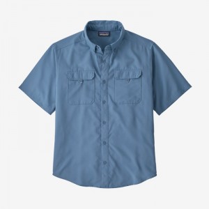 Patagonia Self-Guided Hike Shirt Miesten Paidat Sininen Suomi | XN1799-3917