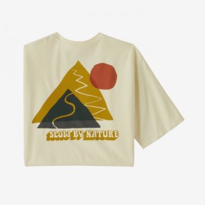 Patagonia Slow Going Responsibili-Tee® Miesten Tees Valkoinen Suomi | AY2455-0918