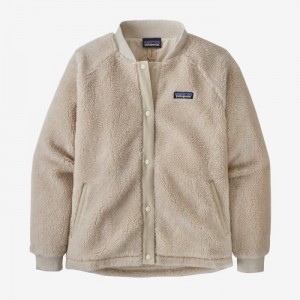 Patagonia Woolyester Pile Fleece Bomber Jacket Naisten Takit Natural Suomi | QZ3040-2489